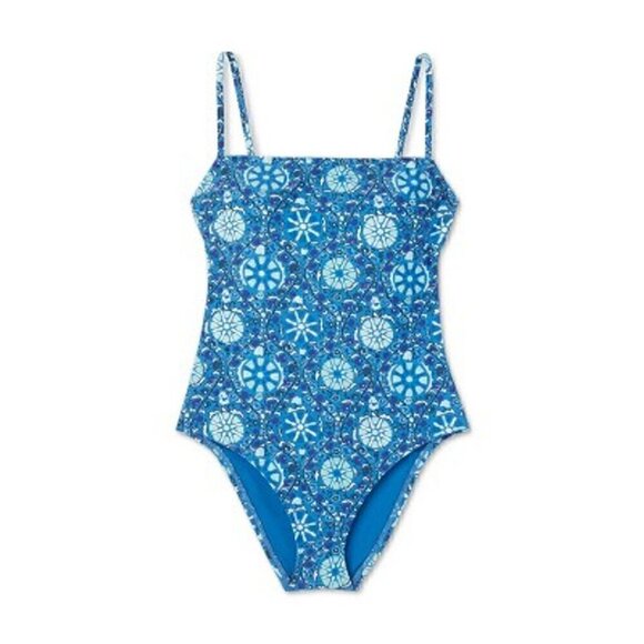 Rhode X Target One Piece Swimsuit BLUE NWOT - Picture 4 of 4